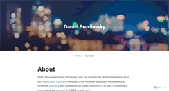 Desktop Screenshot of danielbru.com